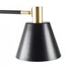 Abajur De Coluna Petti 1xe27 Dourado E Preto 2483 Nordecor