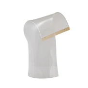 Abajur de Mesa Led Paipe 8w 3000k Cor Dourado Fosco Nordecor