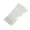 Abraçadeira Branca Enforca Gato 25cm 100 Unidades Dexson