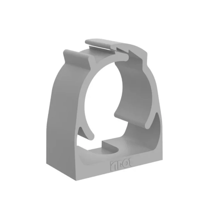 Abracadeira Click 3/4 Cinza Inpol PVC Resistente Un Para Cabos