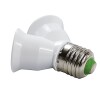 Adaptador Bocal 1xe27 Para 2xe27 Branco Sm