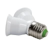Adaptador Bocal 1xe27 Para 2xe27 Branco Sm Adaptador Bocal 1xe27 Para 2xe27 Branco Sm