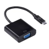 Adaptador De Usb Tipo C Para Vga Fêmea 20cm Preto Vinik