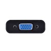 Adaptador De Usb Tipo C Para Vga Fêmea 20cm Preto Vinik