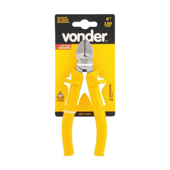 Alicate De Corte Diafonal 6V 1000V Vonder Novo