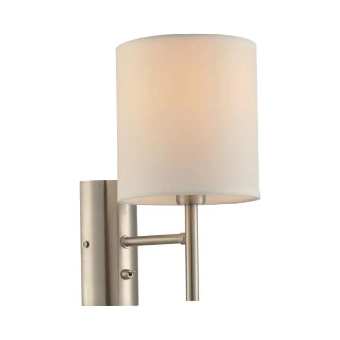 Arandela Clássica Deluxe 1xe27 Cinza/Branco Fosco Avant