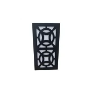 Arandela Cobogó Circolo Cor Preto Fosco 12W 3000K IP65 Arandela Cobogó Circolo Cor Preto Fosco 12W 3000K IP65