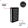 Arandela Cobogo Quadros 12w 3000k Preto Fosco Avant