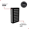 Arandela Cobogo Quadros 12w 3000k Preto Fosco Avant Arandela Cobogo Quadros 12w 3000k Preto Fosco Avant