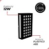 Arandela Cobogo Quadros 12w 3000k Preto Fosco Avant