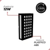 Arandela Cobogo Quadros 12w 3000k Preto Fosco Avant Arandela Cobogo Quadros 12w 3000k Preto Fosco Avant
