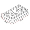 Arandela Cobogo Quadros 12w 3000k Preto Fosco Avant