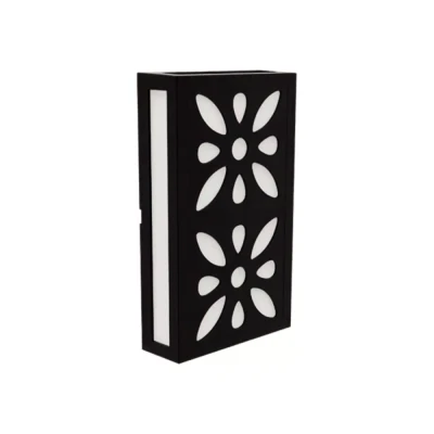 Arandela Cobogo Quadros 12w 3000k Preto Fosco Avant