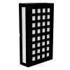 Arandela Cobogo Quadros 12w 3000k Preto Fosco Avant