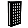 Arandela Cobogo Quadros 12w 3000k Preto Fosco Avant Arandela Cobogo Quadros 12w 3000k Preto Fosco Avant