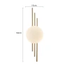 Arandela De Led Cami 6W 3000K Cor Dourado Nordecor 2723
