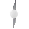 Arandela De Led Cami 6W 3000K Cor Preta 2722 Nordecor