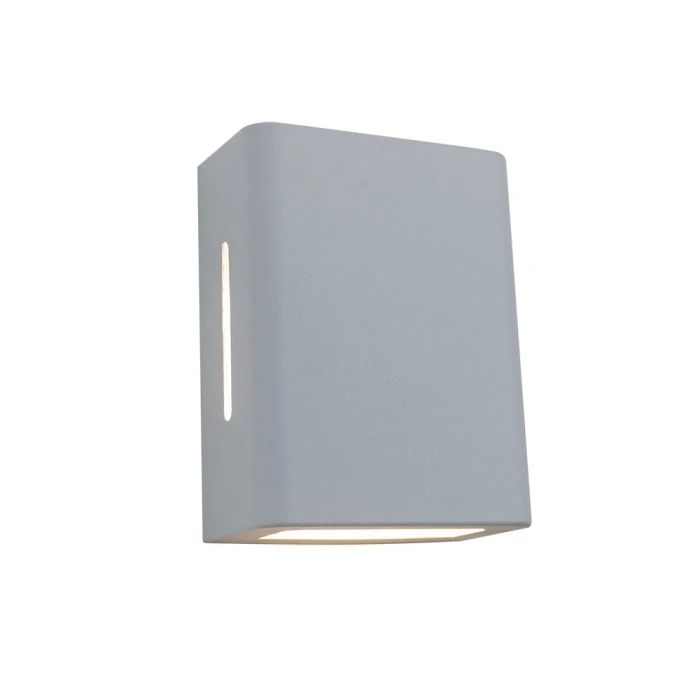 Arandela De Led Fussen 2 Aletas 10x13cm Branco Fosco 2xG9