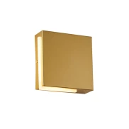 Arandela De Led Wadra 8W 3000K Dourado Fosco Nordecor 2451