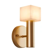 Arandela Dufi Para 1XG9 Ouro Champagne De Mármore Nordecor