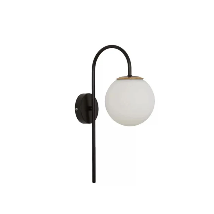 Arandela Epsilon Scorpii Cor Preto 1XE27 Globo Astraled