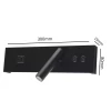 Arandela Kino 12w 3000K Bivolt 30cm Pt Lm2984 De Sobrepor