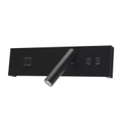 Arandela Kino 12w 3000K Bivolt 30cm Pt Lm2984 De Sobrepor Arandela Kino 12w 3000K Bivolt 30cm Pt Lm2984 De Sobrepor