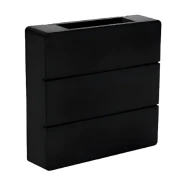 Arandela LED Pilar 6W 3000K Preto Taschibra Arandela LED Pilar 6W 3000K Preto Taschibra