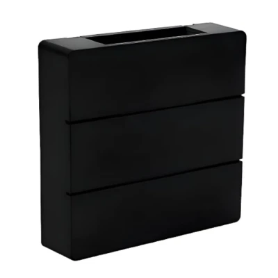 Arandela LED Pilar 6W 3000K Preto Taschibra