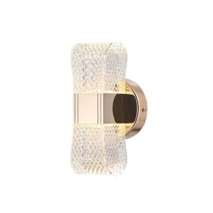 Arandela Led Bosona Premium 8W 3 Cores - Cor Dourada Brilho