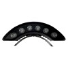Arandela Led Externa Meia Lua 6w RGB Jardim Ip65 Mbled