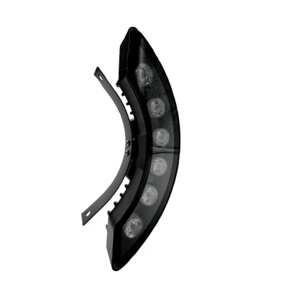 Arandela Led Externa Meia Lua 6w RGB Jardim Ip65 Mbled