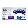 Arandela Led Externa Meia Lua 6w RGB Jardim Ip65 Mbled