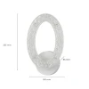 Arandela Led Moderna 10w 3 Tons Sublimme-001r Nitrolux
