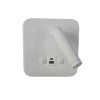 Arandela Led Quadrado Dalo Usb 12W 3000K BR AD4084