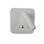 Arandela Led Quadrado Dalo Usb 12W 3000K BR AD4084 Arandela Led Quadrado Dalo Usb 12W 3000K BR AD4084