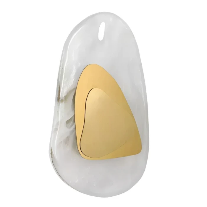 Arandela Led Stone 5W 3000K Dourado Sky-3121Ar-D