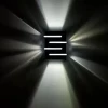Arandela Light G9 3 Aletas U 2 Fachos Abertos Preto Novo Arandela Light G9 3 Aletas U 2 Fachos Abertos Preto Novo