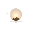 Arandela Magi Moderna 1XE14 Ouro Champagne Nordecor 2730 Arandela Magi Moderna 1XE14 Ouro Champagne Nordecor 2730