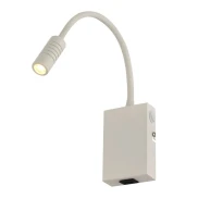 Arandela Premium Lettura Cor Branca 3W 2700K Avant Deluxe
