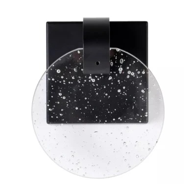 Arandela Sand 10x10x13cm Metal Preta SKY-3009AR-P Novo