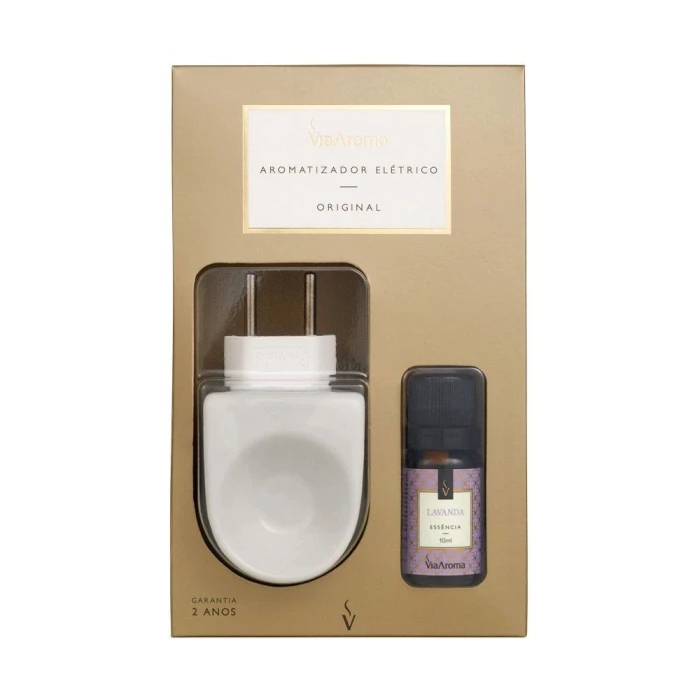 Aromatizador Elétrico Original Branco Com Lavânda Novo