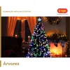 Árvore Fibra Óptica Verde Com Led Rgb 1,8M Flores Novo Árvore Fibra Óptica Verde Com Led Rgb 1,8M Flores Novo