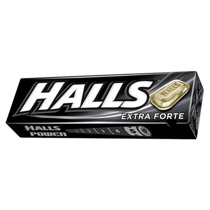 Bala Halls Preto Extra Forte 27,5g