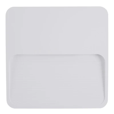 Balizador Lich 120Mm 3W 3000K Branco Fosco Embutir 205330