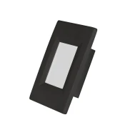 Balizador Litte Led 4X2 2W 3000K Blumenau Preto Novo Balizador Litte Led 4X2 2W 3000K Blumenau Preto Novo