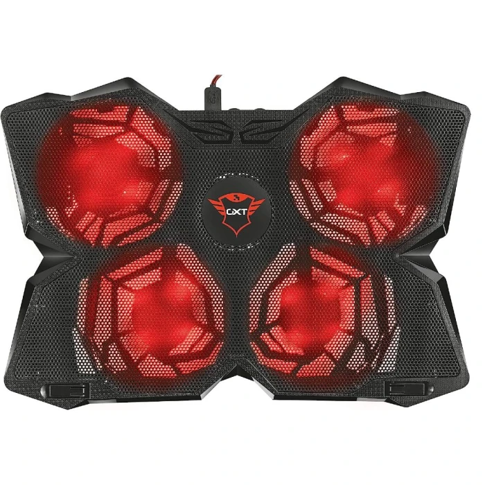 Base Para Notebook Gxt 278 T20817 Led Vermelho Trust Novo