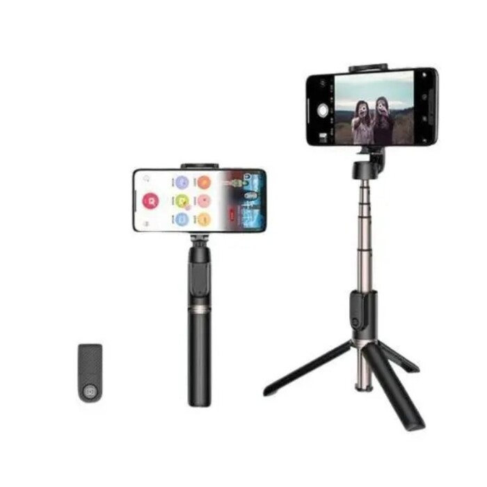 Bastão Extensor Selfie Para Celular Com Tripe Rockspace