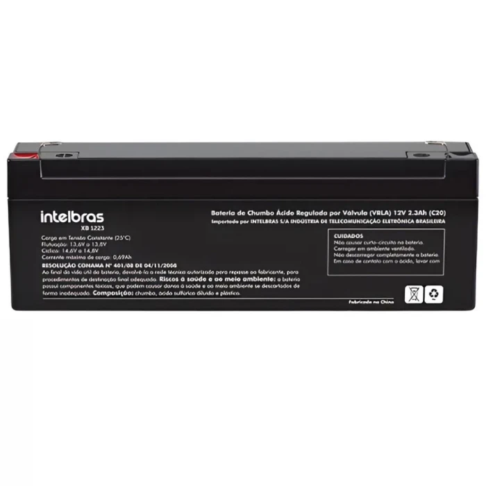Bateria Vrla 12V 2.3Ah Xb1223 Intelbras Selada Recarregável