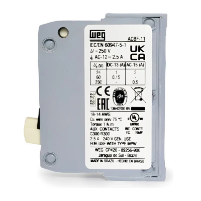 Bloco Contato Frontal Az Acbf 1na+1nf Ue230 Weg